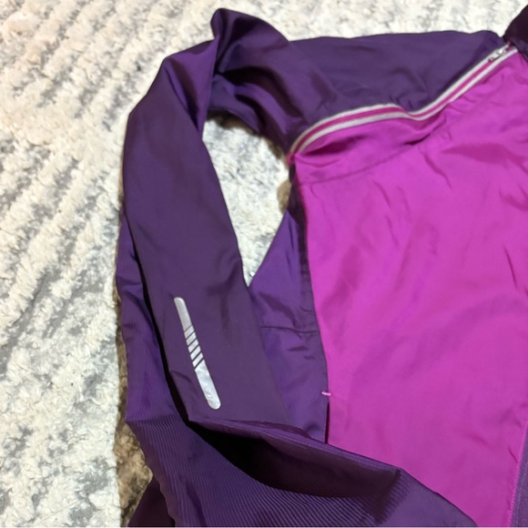Pearl Izumi purple pink zip up windbreaker jacket convertible vest size S - Picture 3 of 7